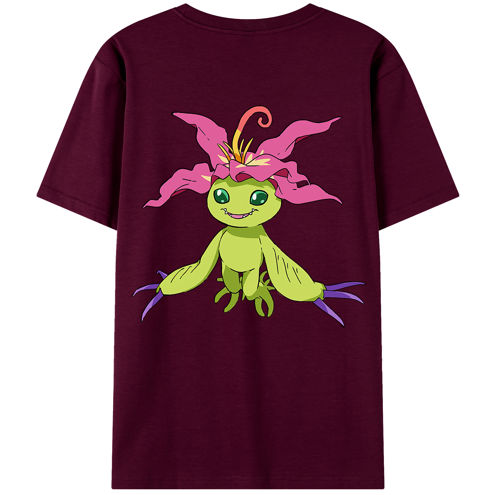 （画像用） Digimon デジタルモンスター/デジモン レディース半袖Tシャツ(バックプリント)